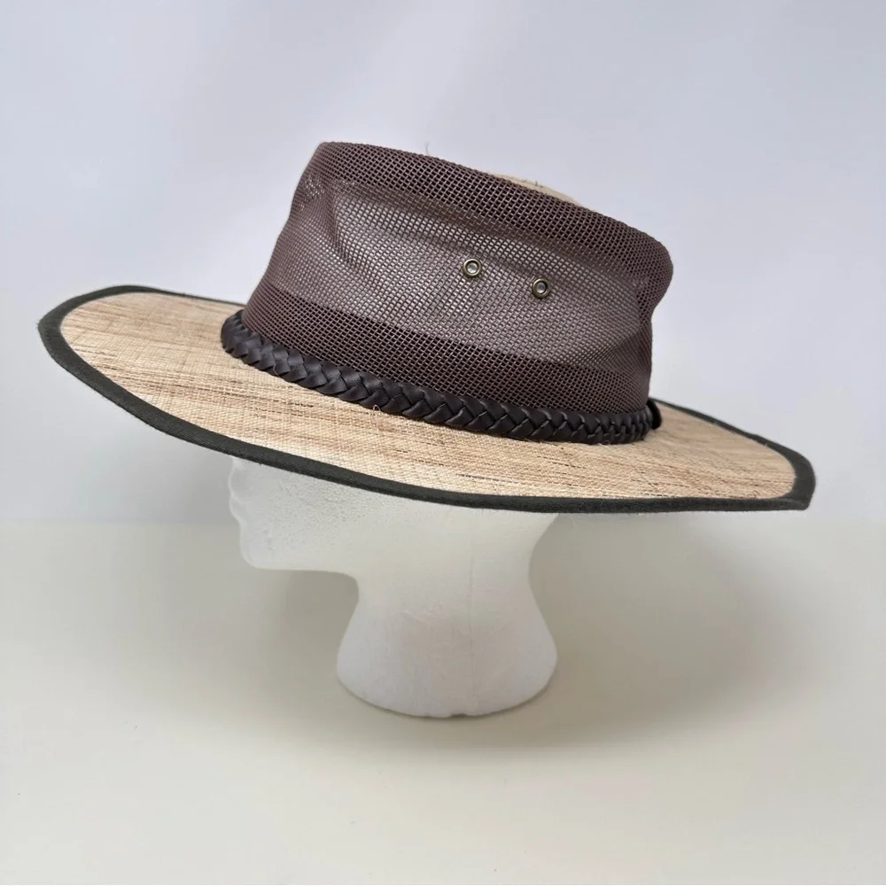 Henschel Hat Company UPF 50+ Banyan Outdoor Breezer Hat Brown Size S